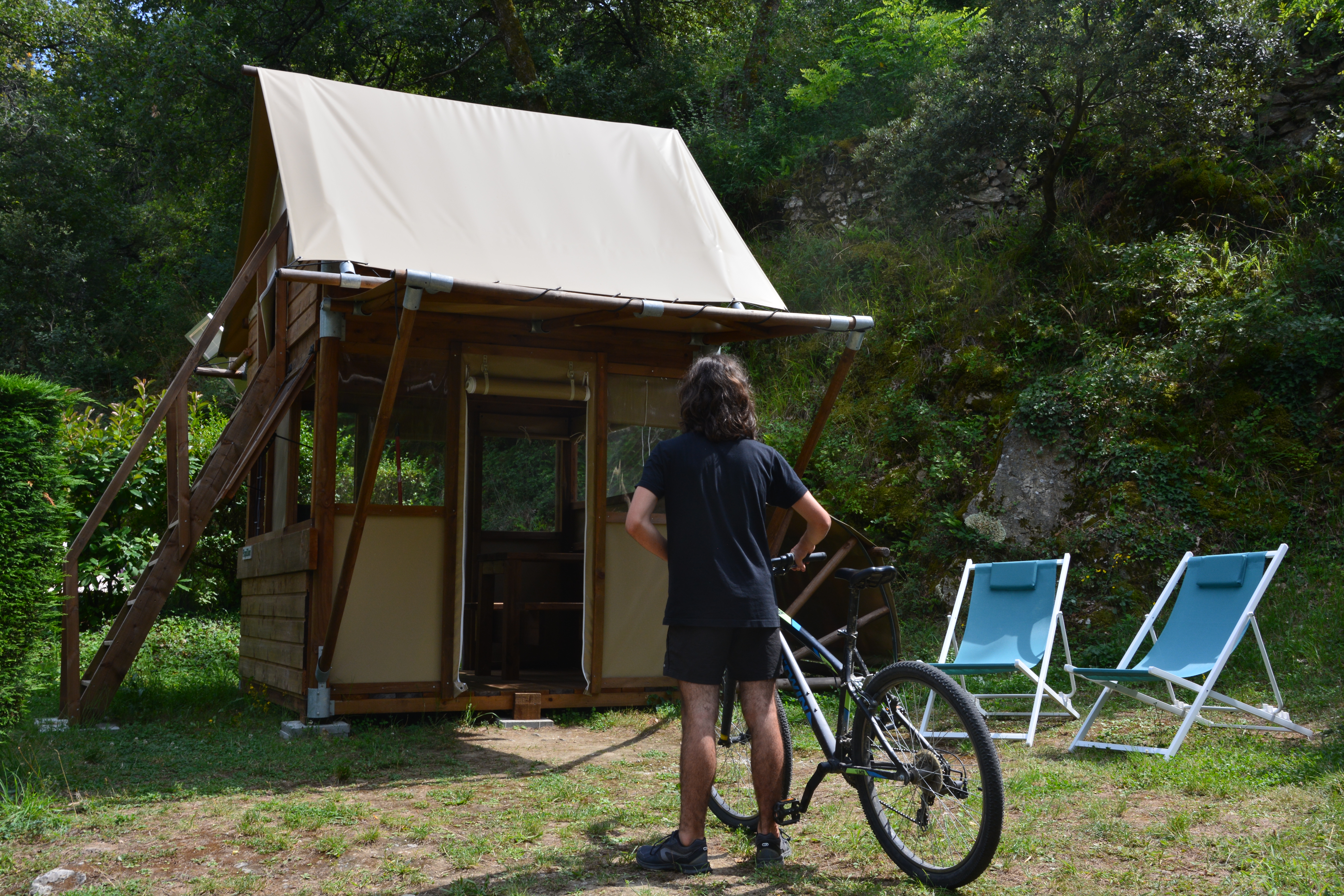 tent-a3 Oztent RV-3 Tent MAP Abris - tarps - Secure all four corners Size:12x12(with door curtain and sidewalls)