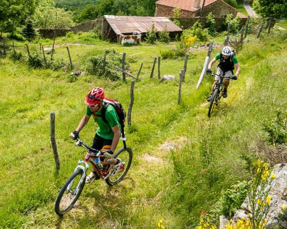 Les parcours Enduro VTT en Ardèche Hermitage
