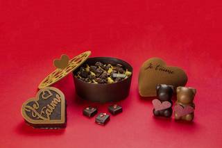 réglette de coeur en chocolat 