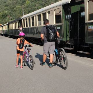 Train de l'Ardèche avec transport de vélo