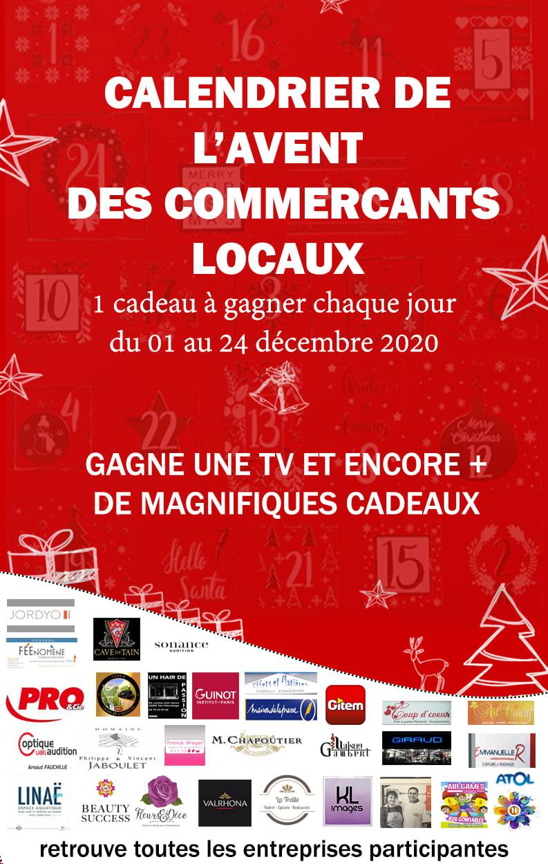 Calendrier de l'avent des commerçants de Tain