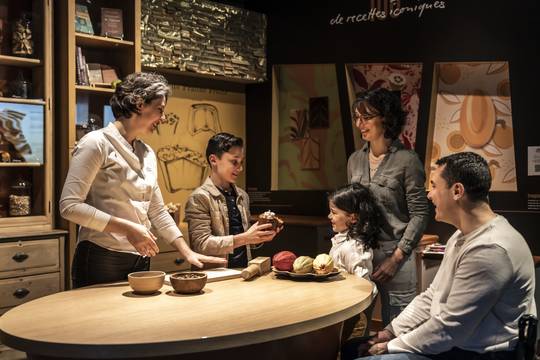 Enfants à la Cité du Chocolat