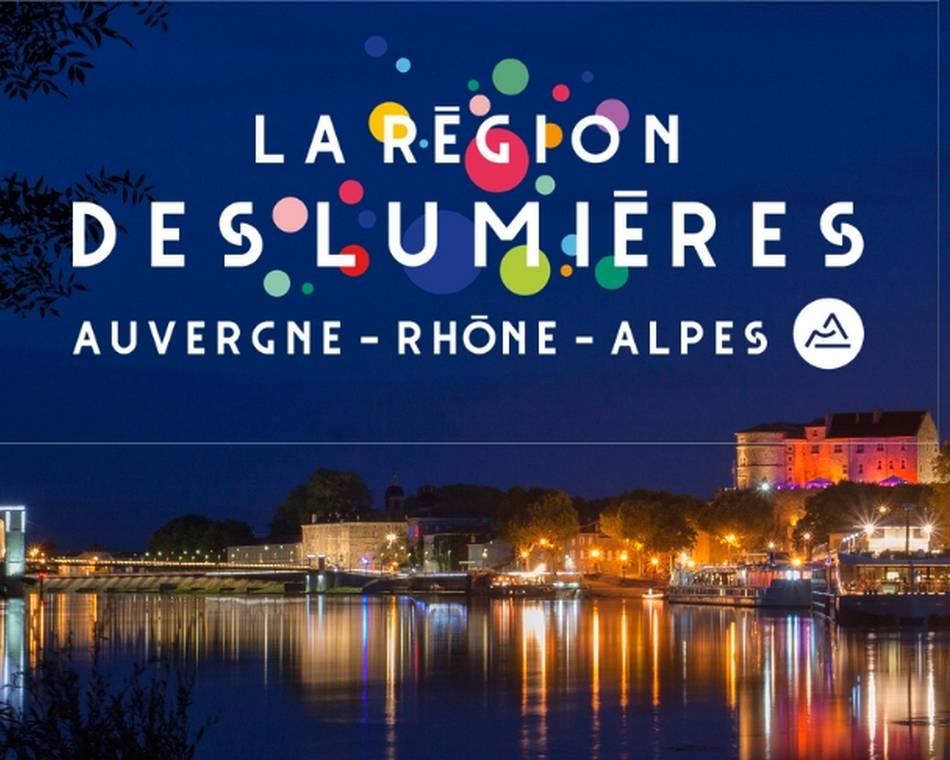 Sound and light show at the castle of Tournon sur Rhône