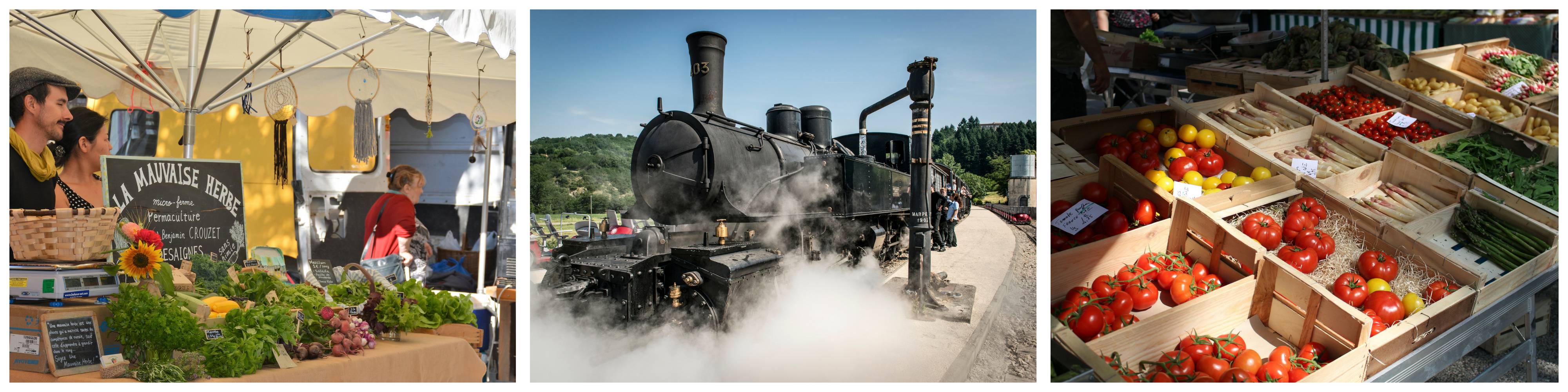 Train du marché de Lamastre