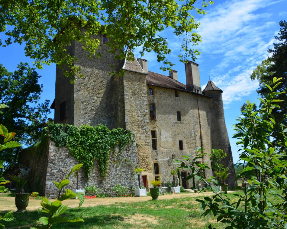 Château de Charmes sur l'Herbasse dans racines et de ailes