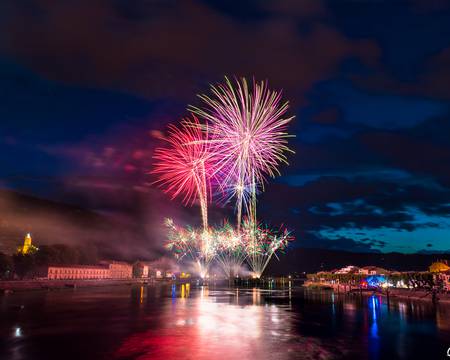 feu d'artifice de Tournon