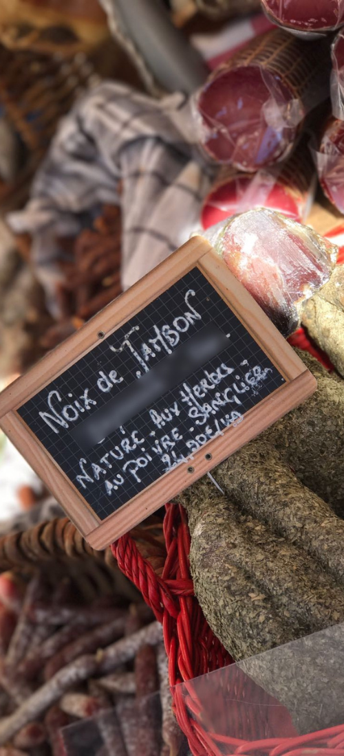 Produit du terroir marché Tournon sur Rhône