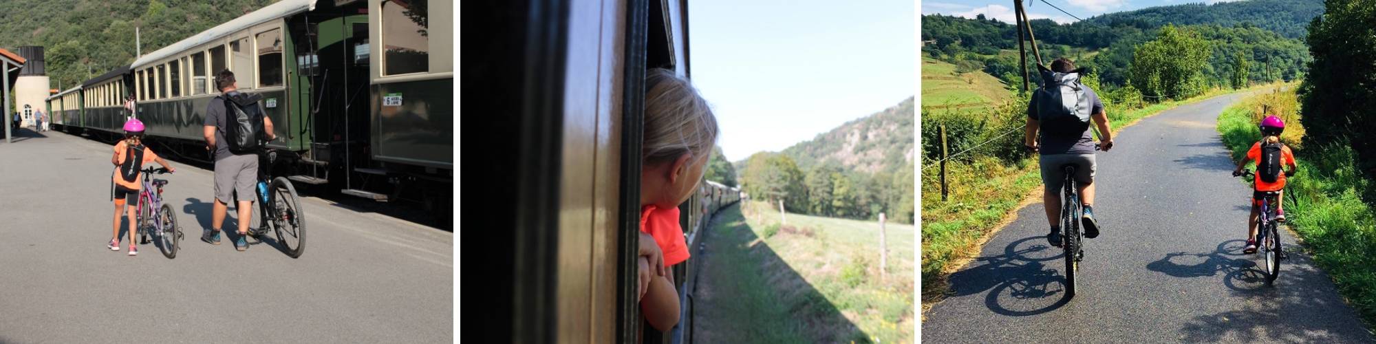 Train de l'Ardèche et Vélo