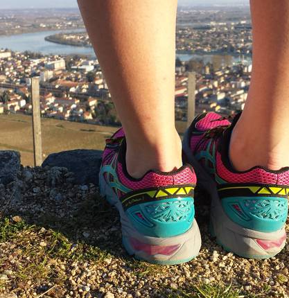 Margot a testé le parcours du Sightrunning tour de Tain Tournon