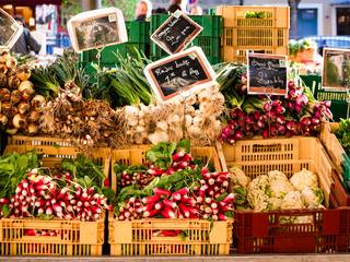 Marché aux légumes de Tournon sur Rhône
