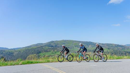 Vélo autour de Saint Félicien (Ardèche)