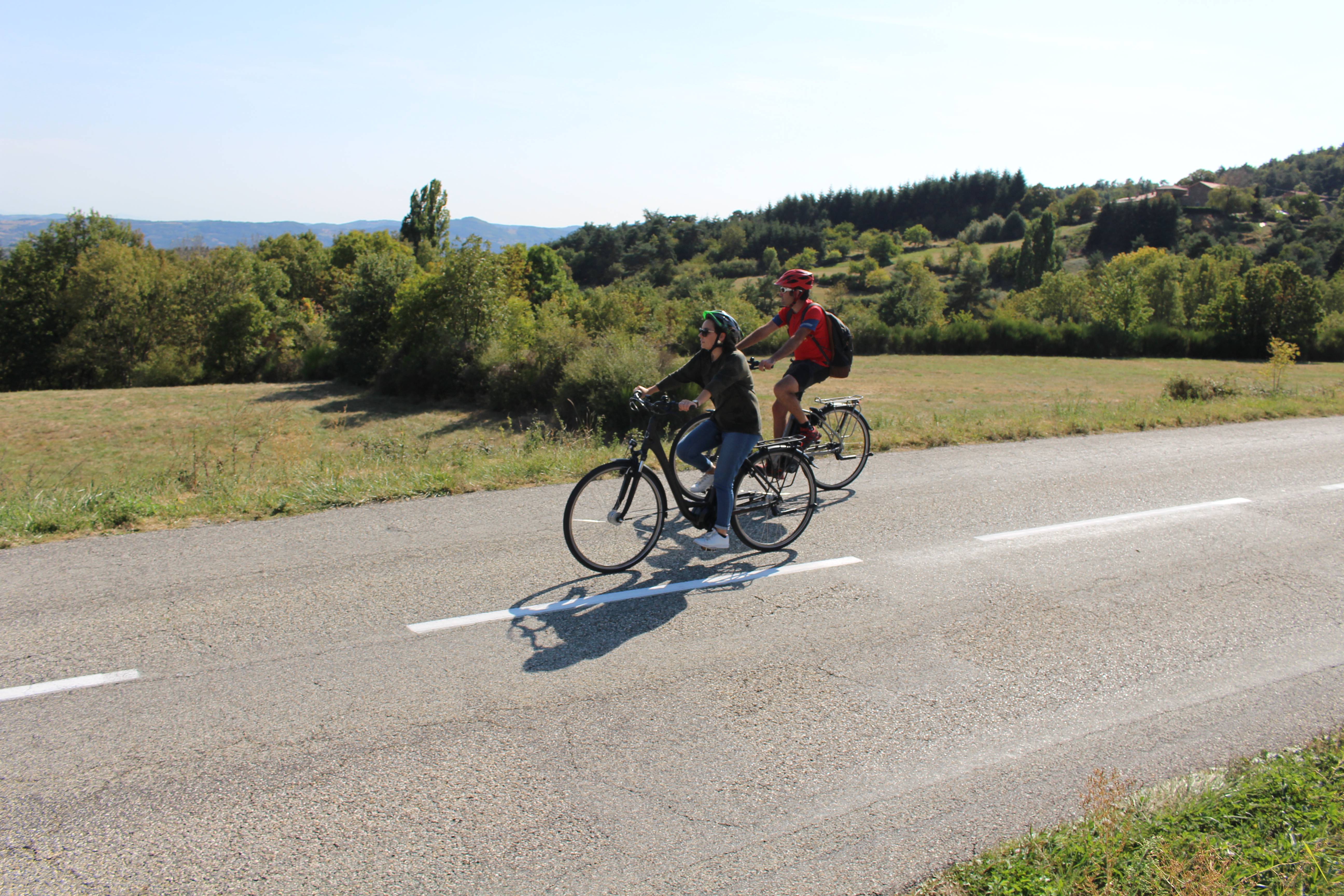 En VAE sur les routes de l'Ardéchoise
