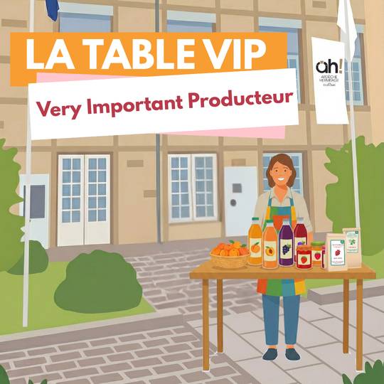 Table VIP : animation avec des producteurs 
