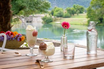 glace la guinguette du Rhône