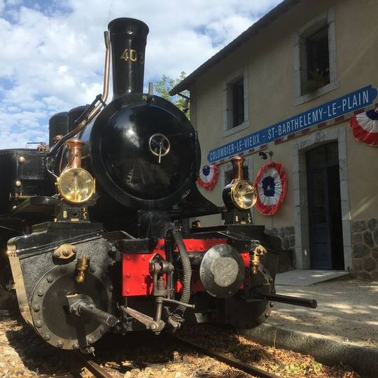 Image du tournage Capitaine marleau au Train de l'Ardèche