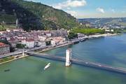 @VilledeTournon vue rhone et quai farconnet
