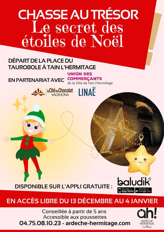 Animation Chasse au trésor de Noel de Tain l'Hermitage