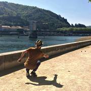 Pétanque sur les quais de Tain