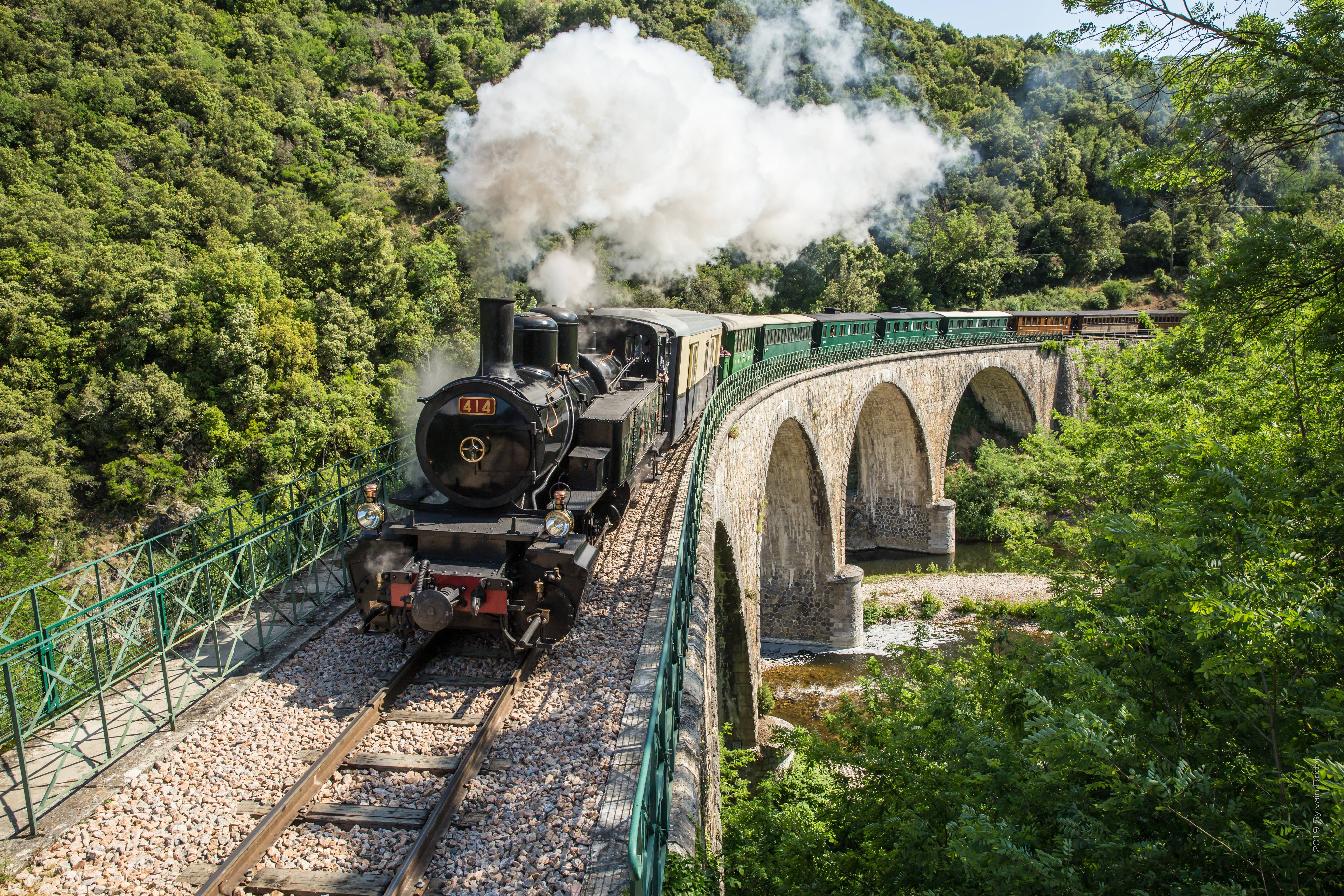 ©Sylvain Bridot Train de l'Ardèche