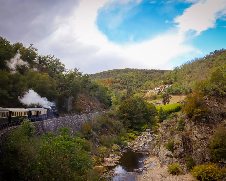 Manon tried a trip on the Train des Gorges du Doux