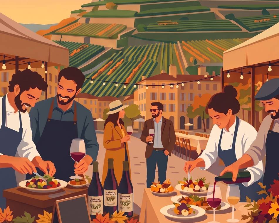 Vignobles en Scène : le Marché Gourmand « Chefs & Vignerons » à Tain-l’Hermitage