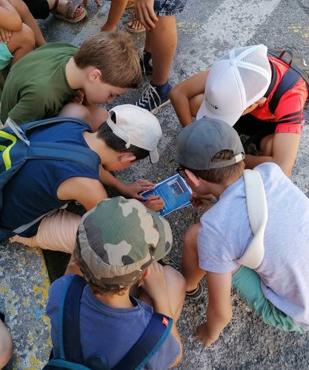 Chasse au trésor sur application Baludik