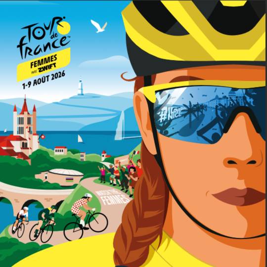 Tour de France Femmes avec Zwift à Tournon sur Rhône