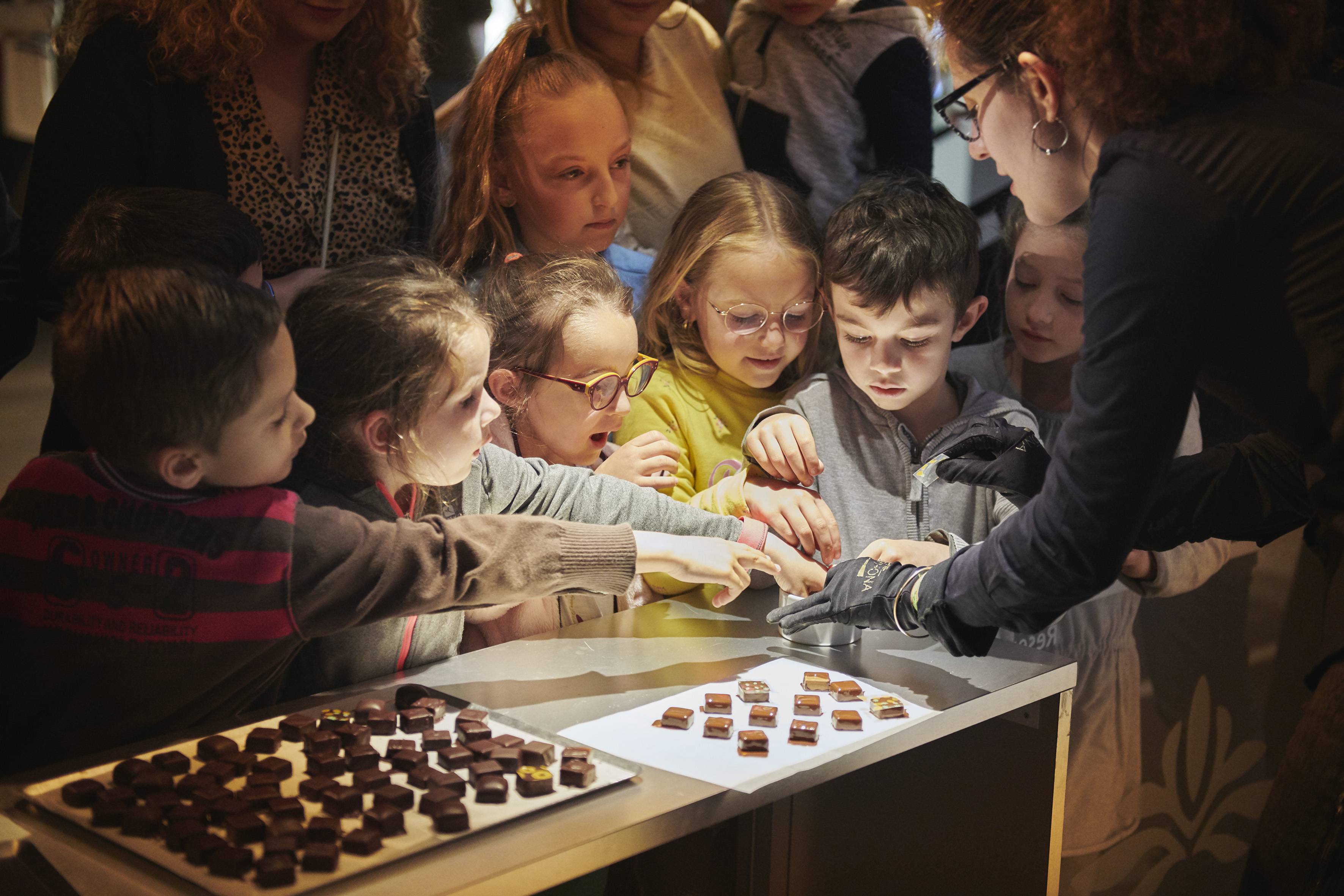 ligne d'enrobage la Cité du Chocolat