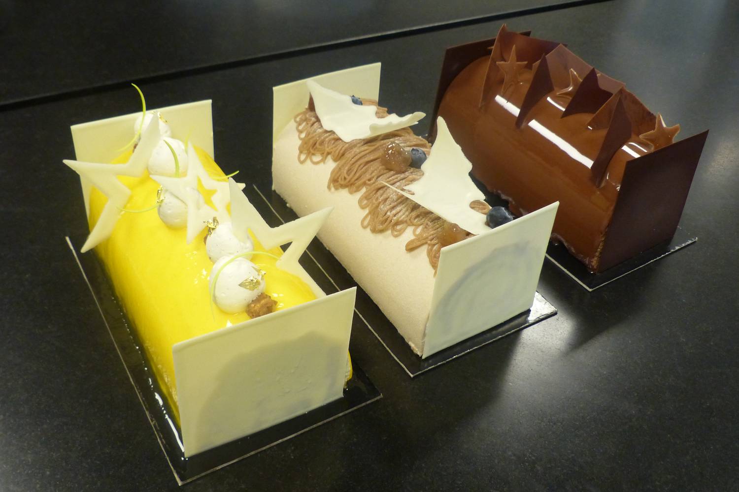 Bûches du Champion du monde de Pâtisserie B. Girard