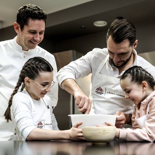 Atelier de pâtisserie à la Cité du Chocolat