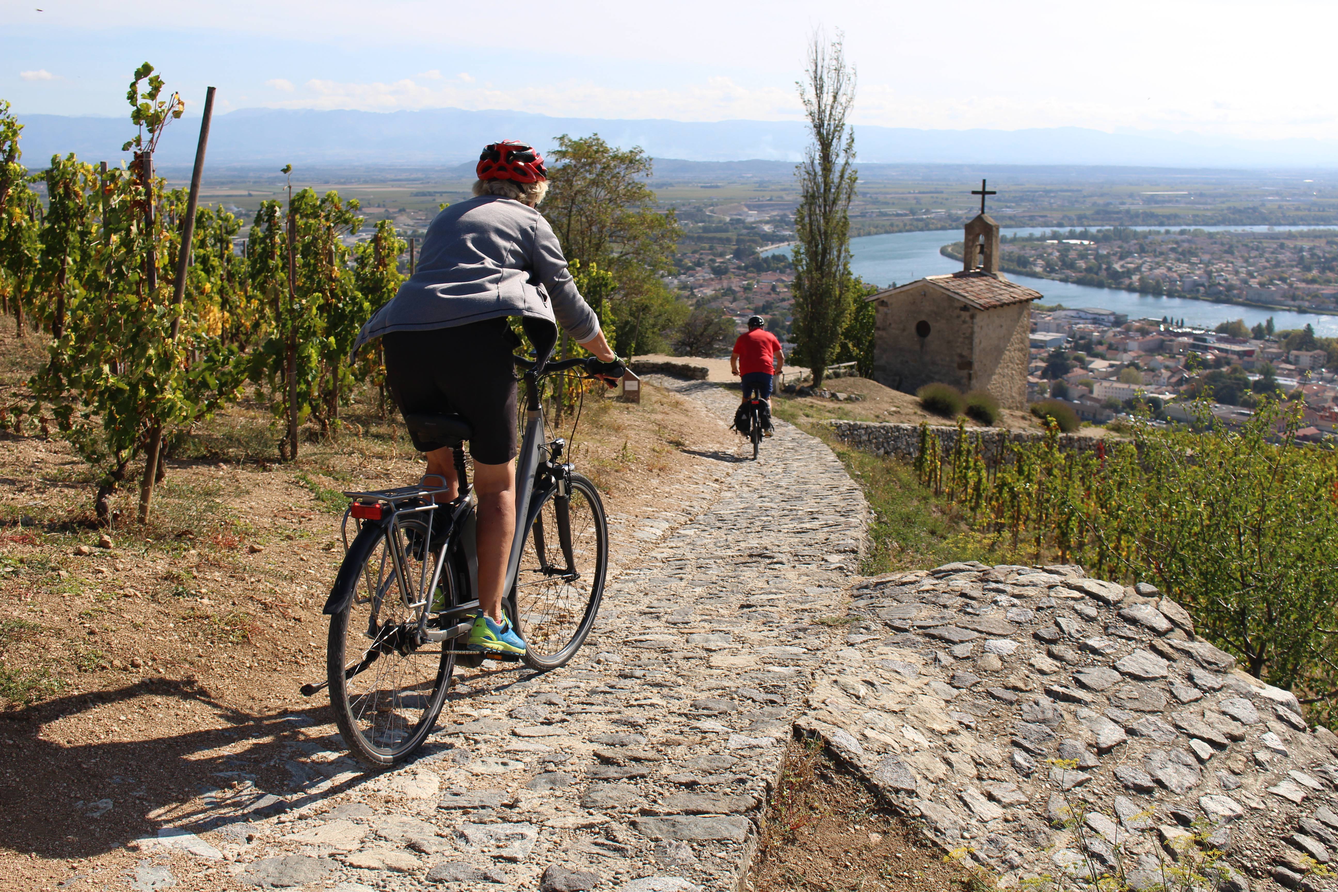 Ein Wochenende mit dem Fahrrad in der Ardèche Hermitage