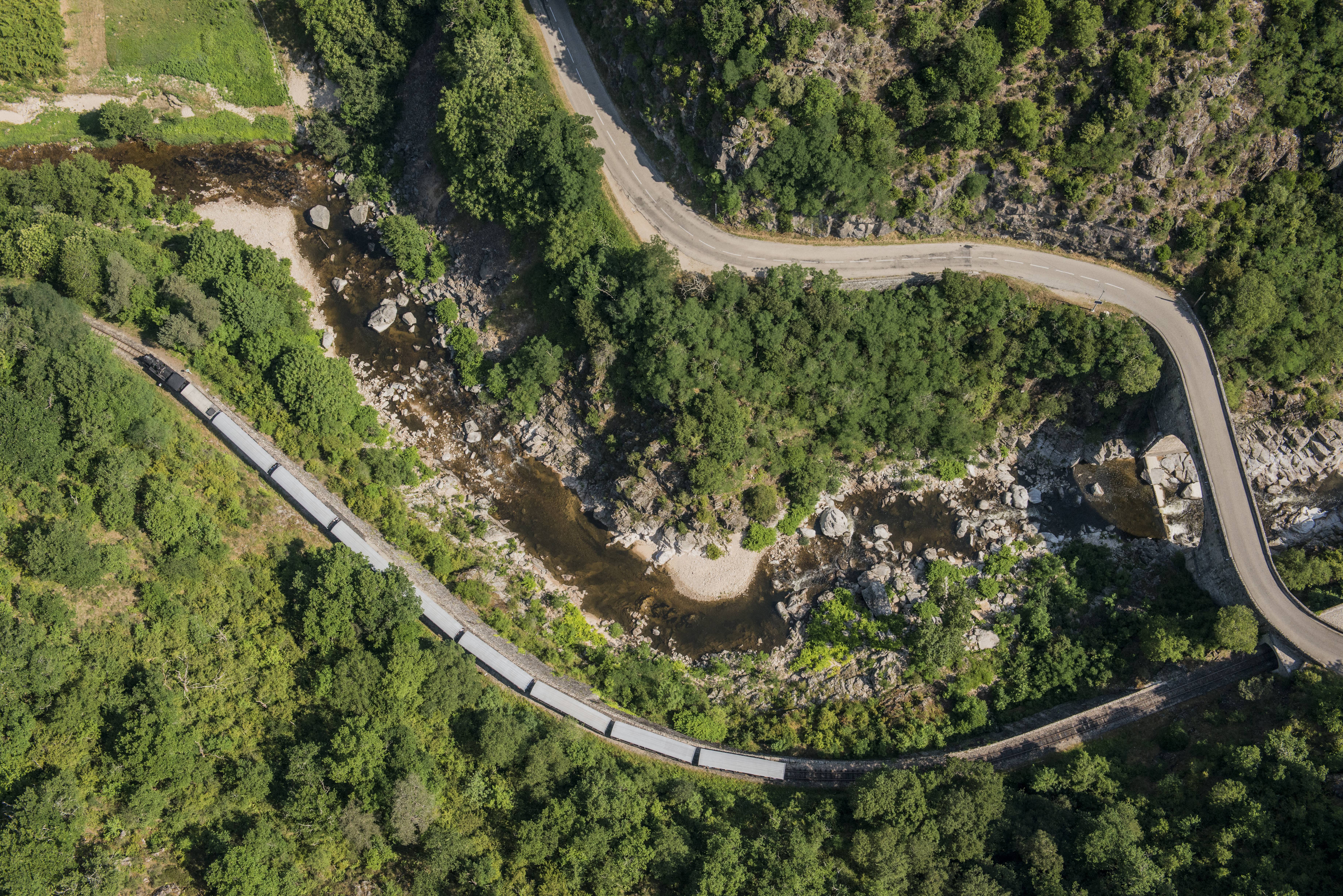 La Vallée du Doux vue du ciel