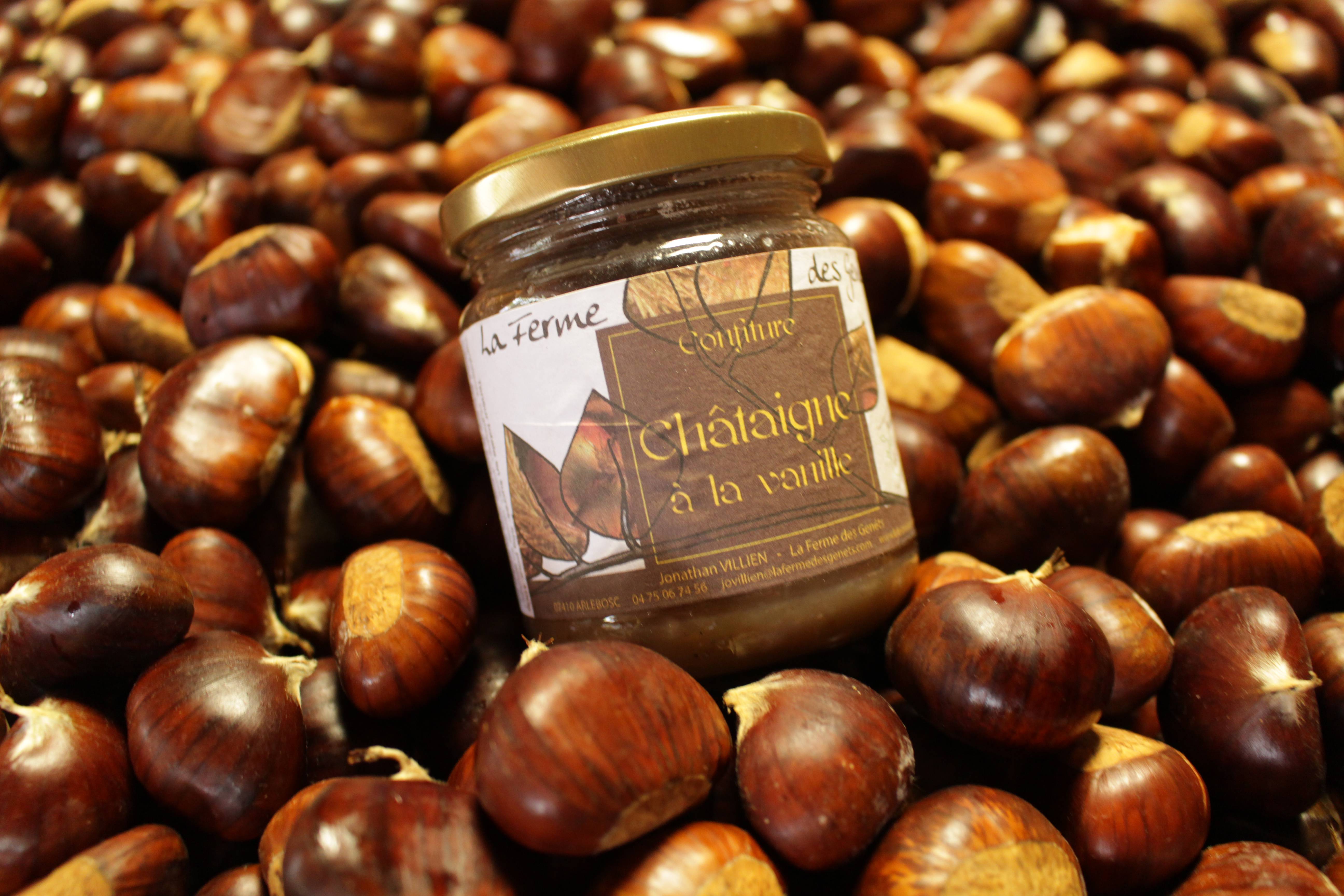 Confiture de châtaignes bio d'Ardèche