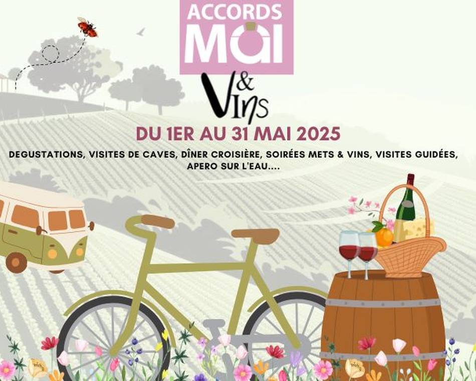 Accords « Mai & Vins » : week-end autour du vin
