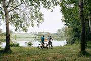 velo bord de lac