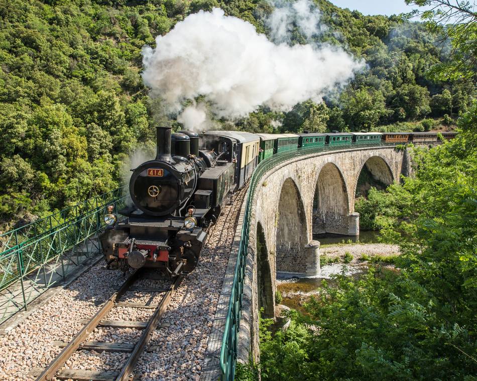 Le Mastrou, ou Train de l’Ardèche, vous embarque dans les Gorges du Doux !
