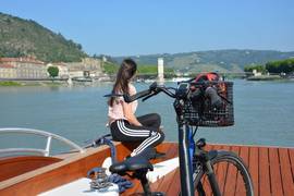 vélo sur le bateau 