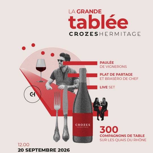 La grande tablée des Crozes-Hermitage