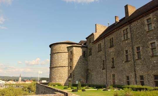 Terrasse nord du Château Chateau de Tournon