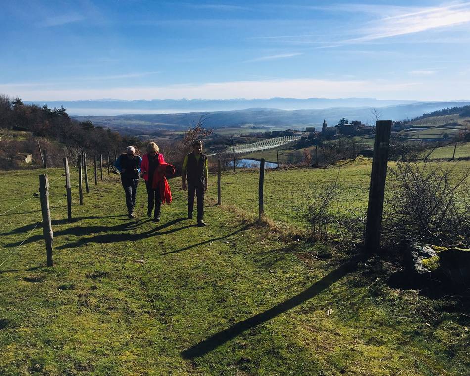Idée rando en Ardèche Hermitage : le Circuit des châteaux 
