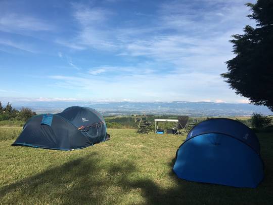 Camping La ferme de Simondon à Plats