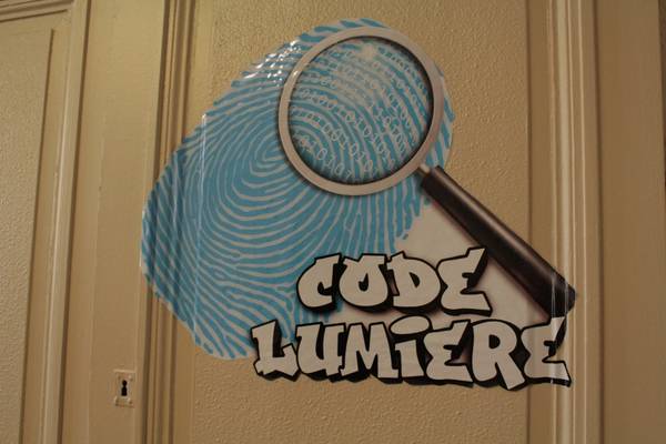 Code lumière escape game