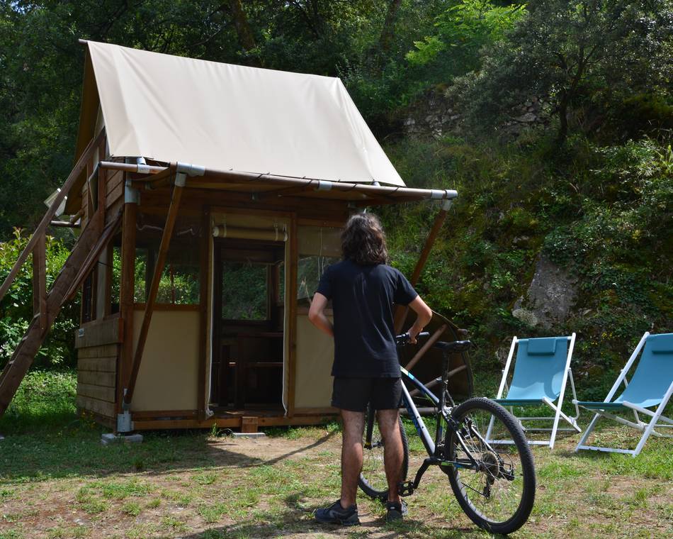 Les campings le long de la Viarhona au sud de Lyon