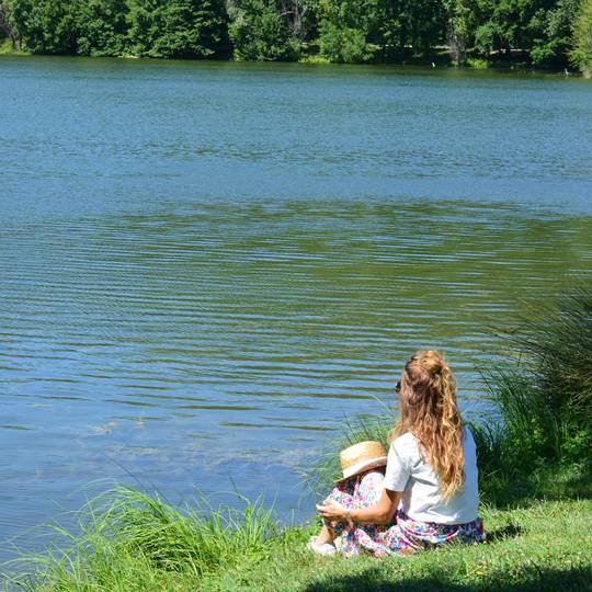 Lac des Pierrelles à Mauves 