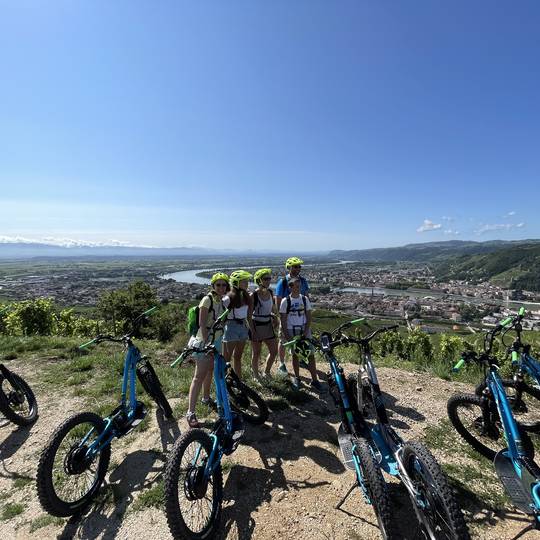 Balade en trottinette electrique 