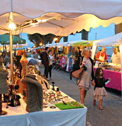 Nice summer markets in Ardèche Hermitage