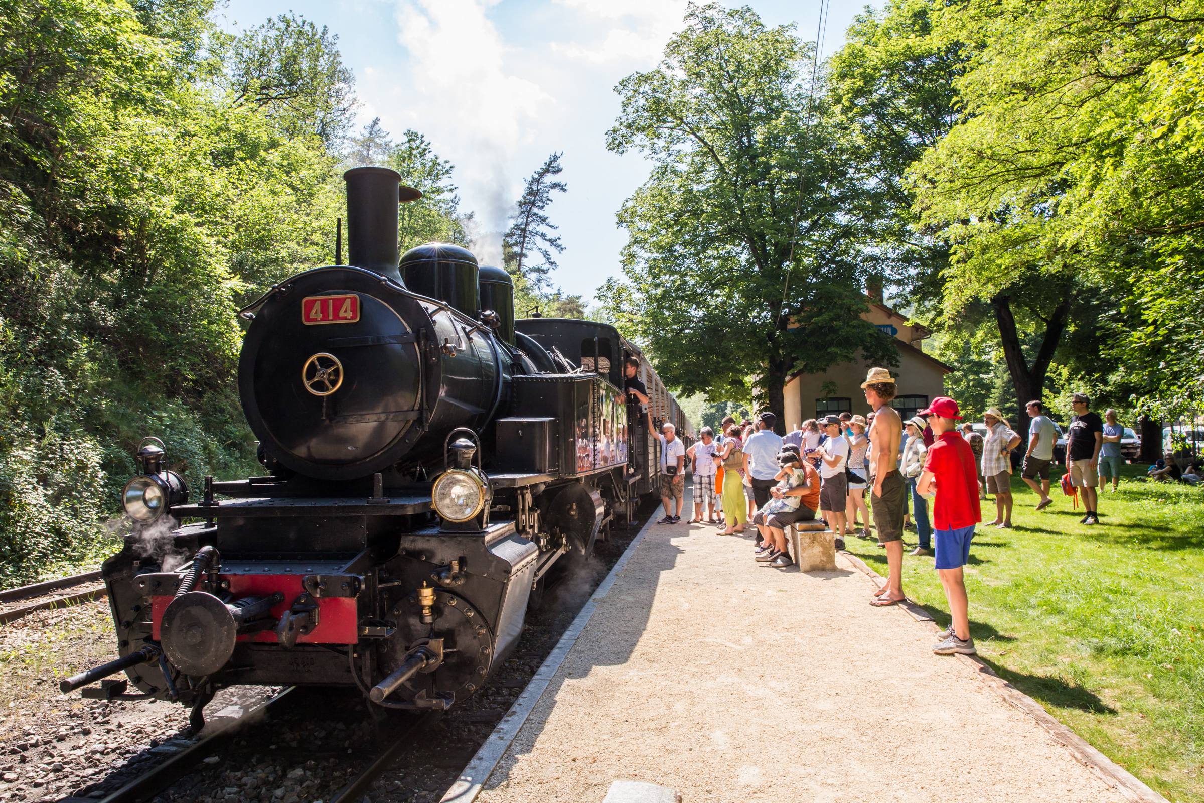 Train de l'Ardèche ©S.Bridot Train de l'Ardèche à Boucieu le Roi