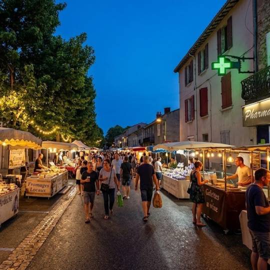 Marché nocturne saint donnat