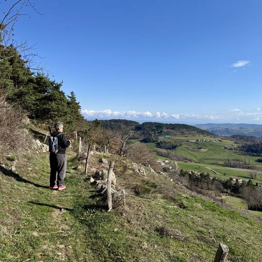 Randonnée Montplot Saint Victor