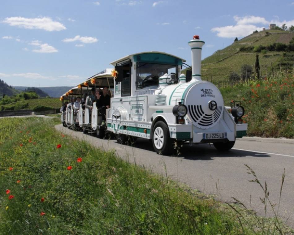 Balades originales dans les vignes de l’Hermitage en Petit Train